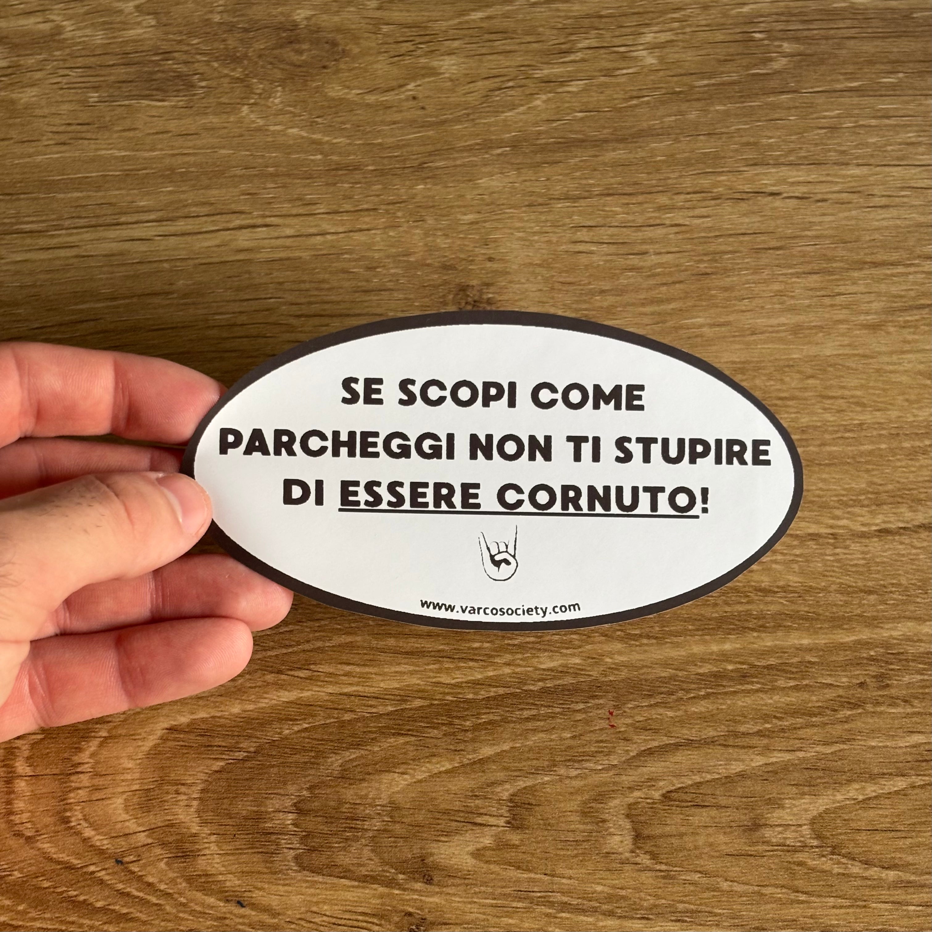 Adesivi divertenti per Parcheggi Creativi