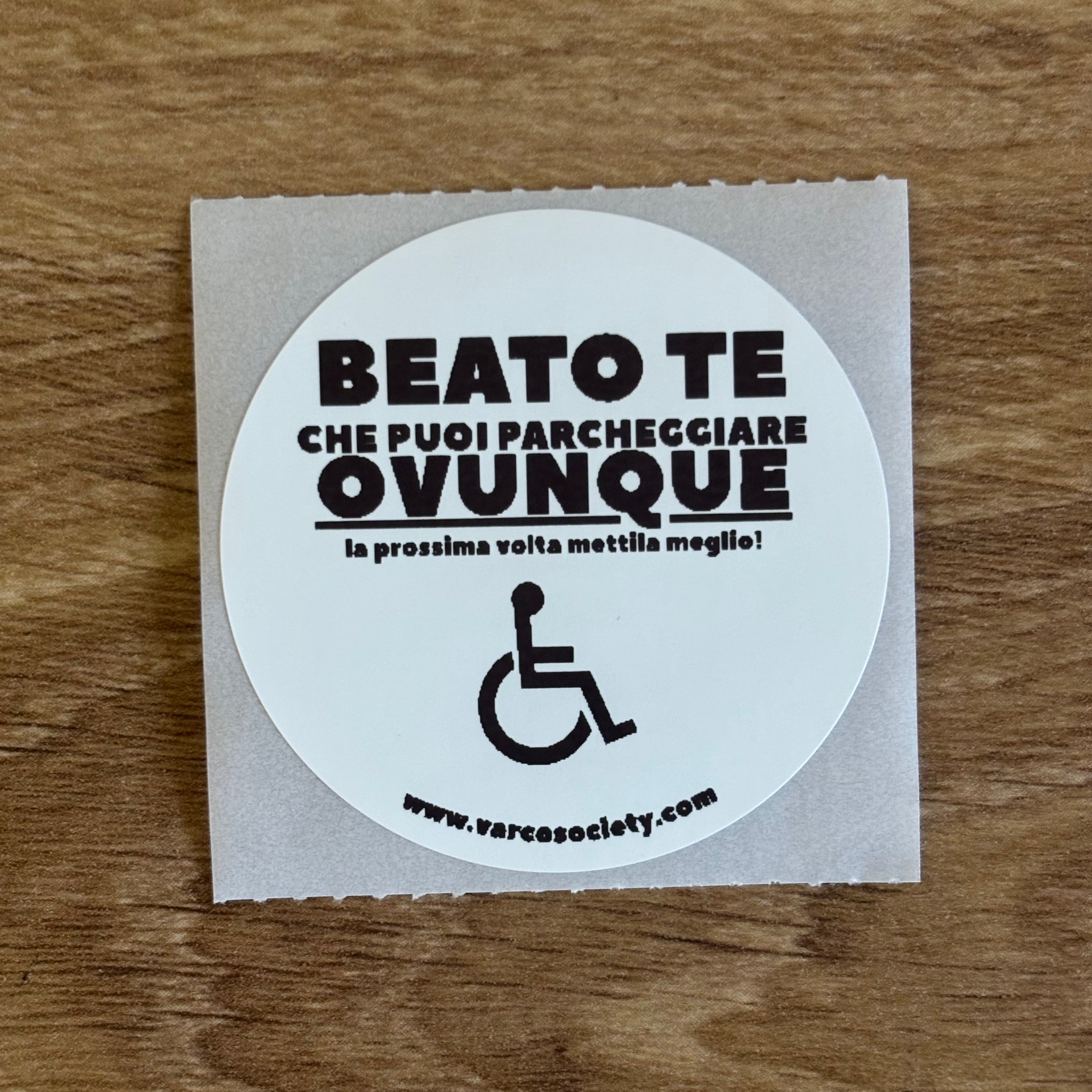 Adesivi divertenti per Parcheggi Creativi