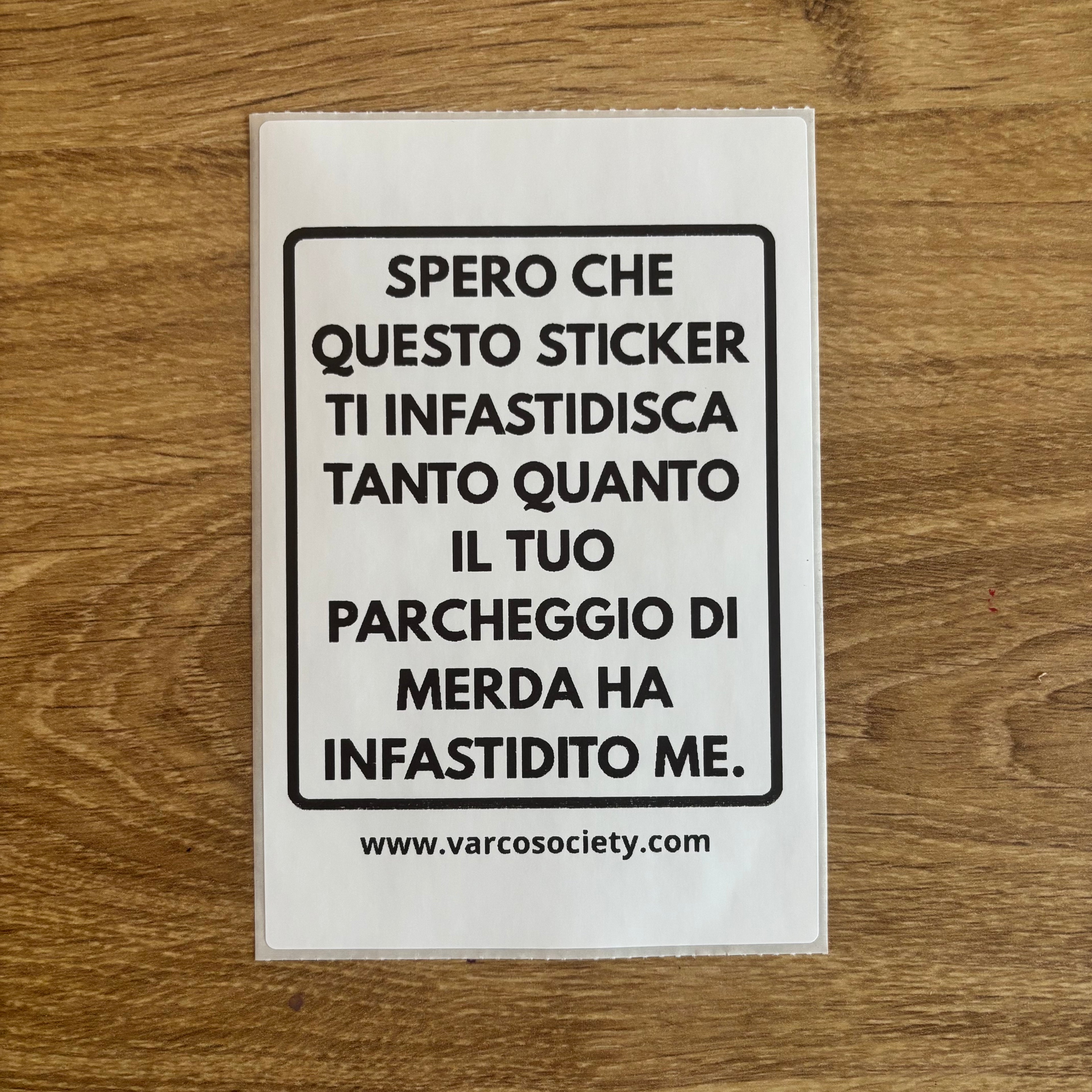 Adesivi divertenti per Parcheggi Creativi
