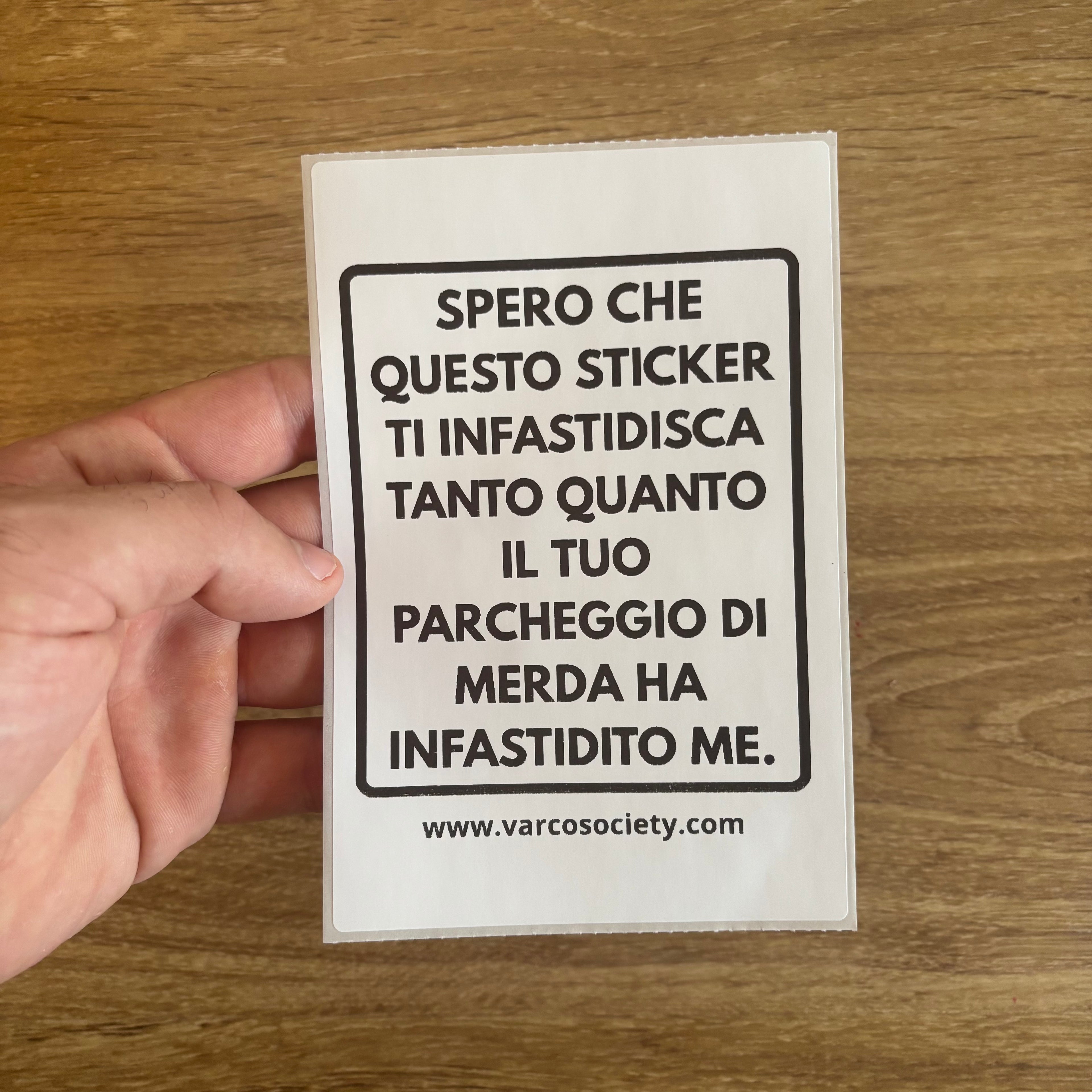 Adesivi divertenti per Parcheggi Creativi