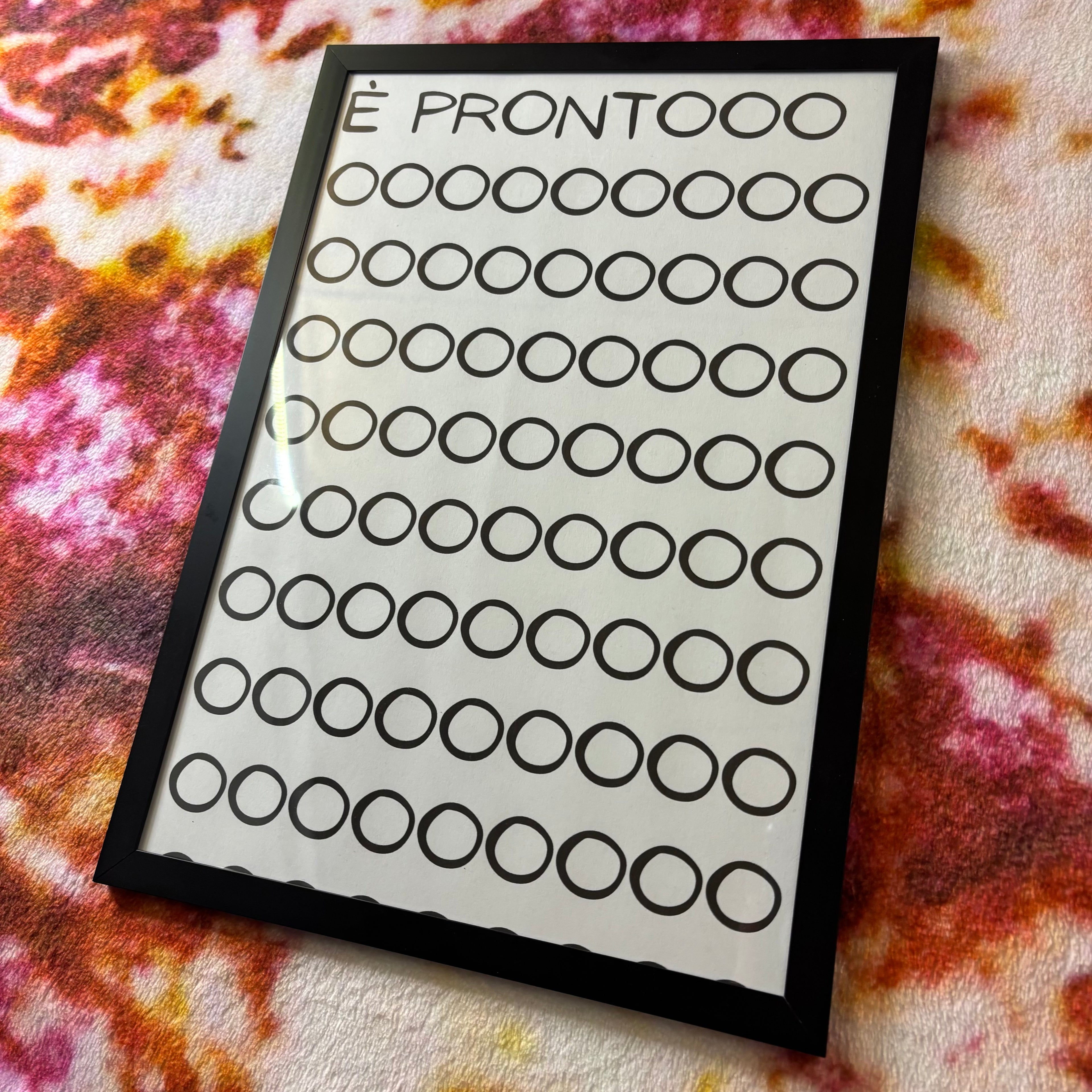 Quadro ironico - "È pronto"