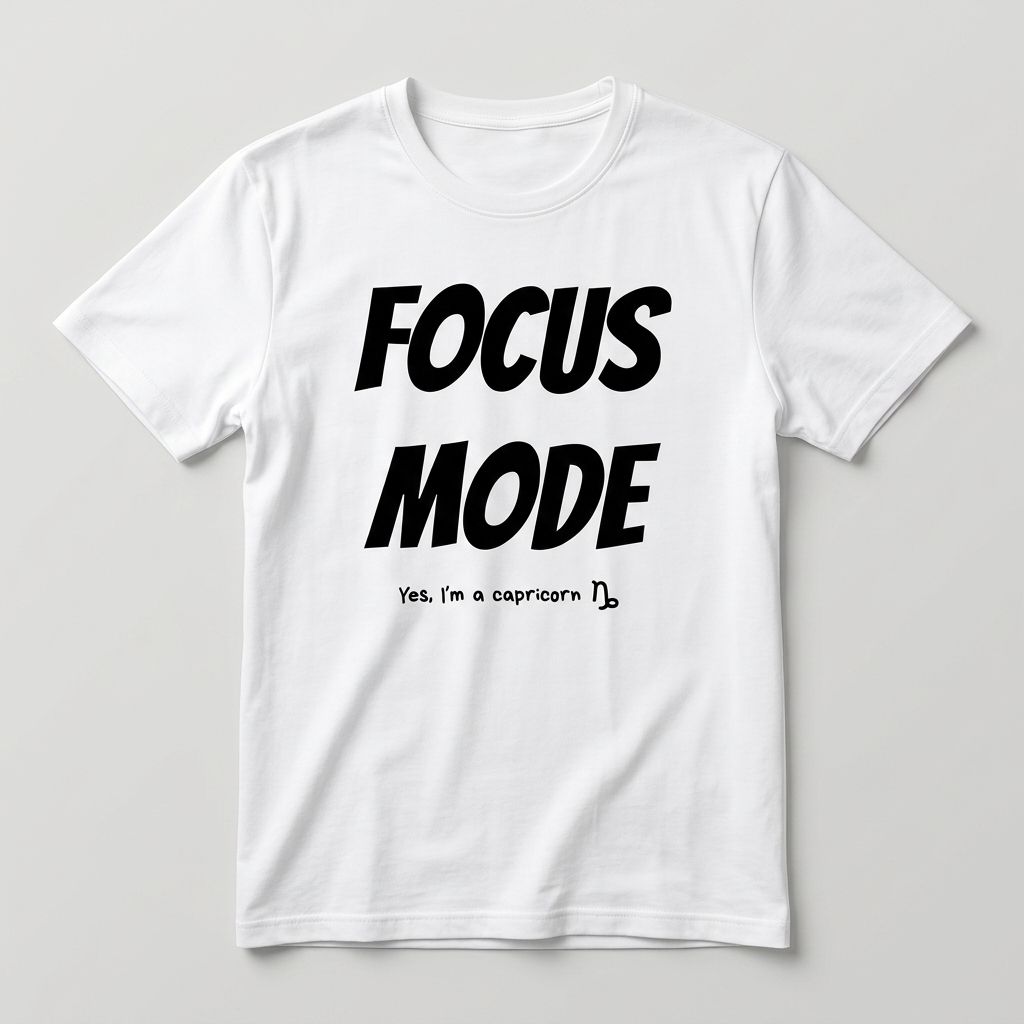 Focus Mode - Capricorn Tee