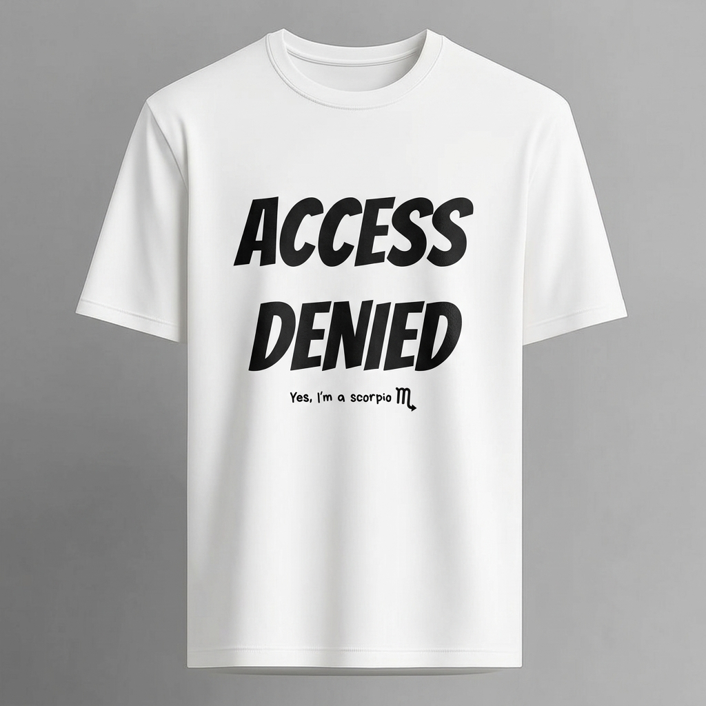 Access Denied - Scorpio Tee