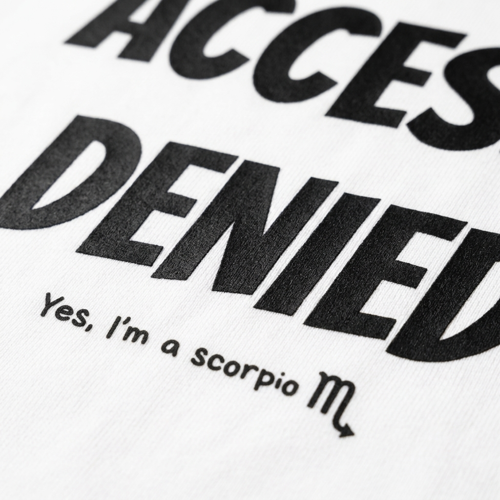 Access Denied - Scorpio Tee