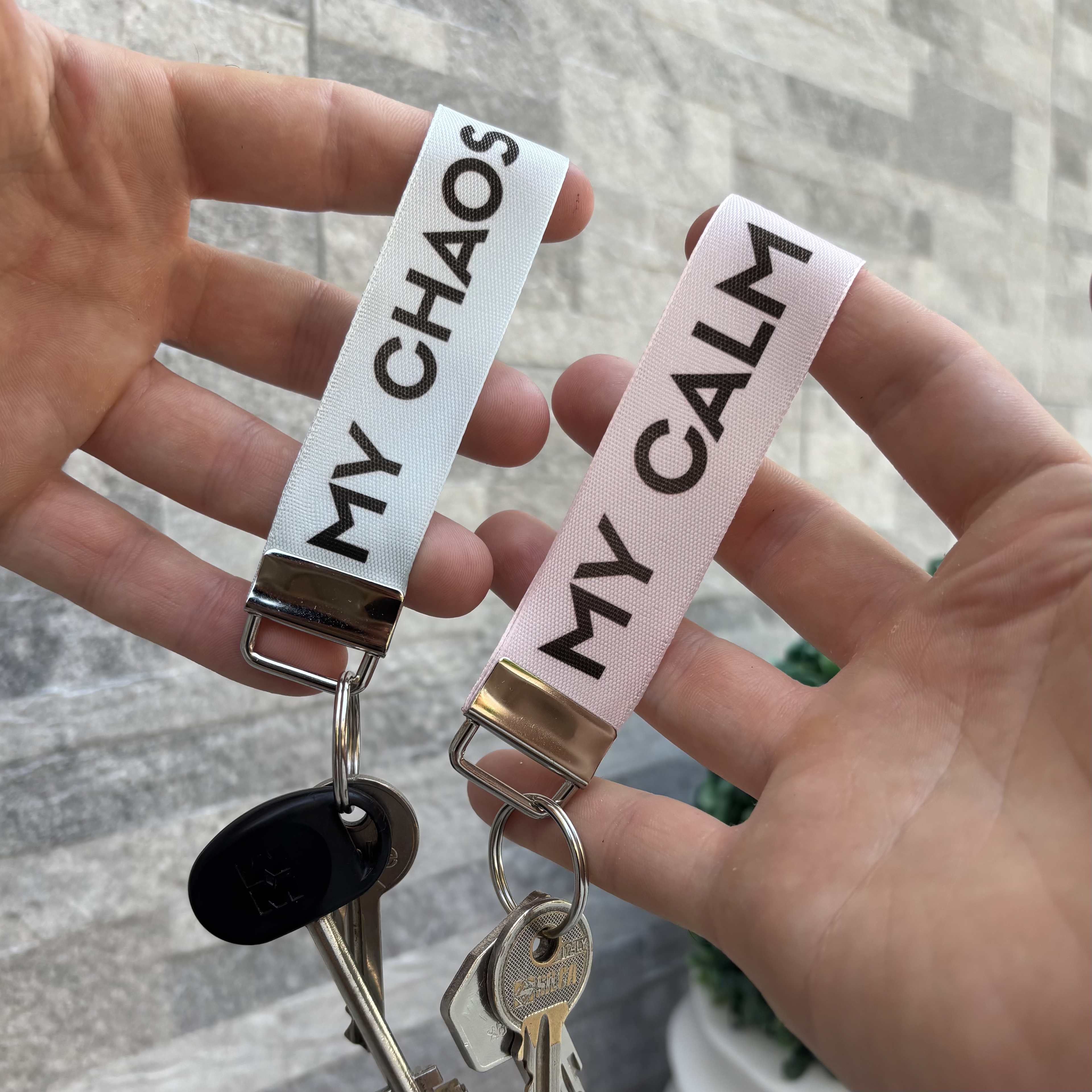 Portachiavi di Coppia con Frasi d'Amore | Regalo per Fidanzati